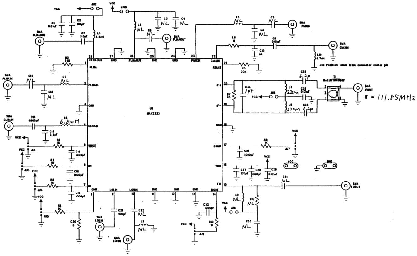 REP016, Dual-Band Front End for Japanese Cellular CDMA at 110MHz IF