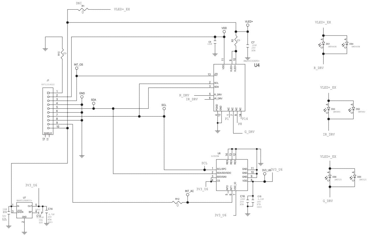 MAX30105ACCEVKIT#, Evaluation Kit for the MAX30105 High-Sensitivity Optical Sensor for Smoke Detection Applications