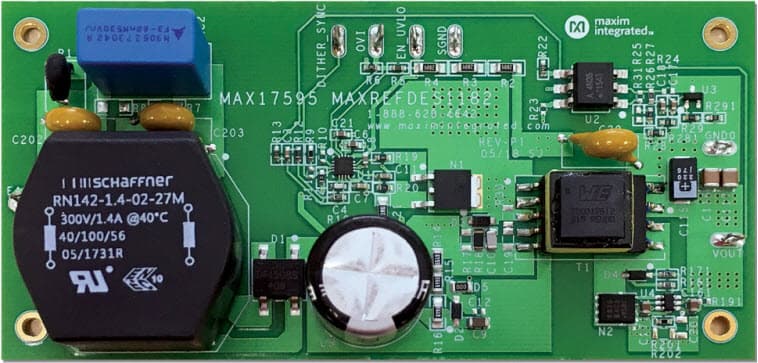 MAXREFDES1182, 3.5W 3.3V Offline Flyback Converter Reference Design Using the MAX17595