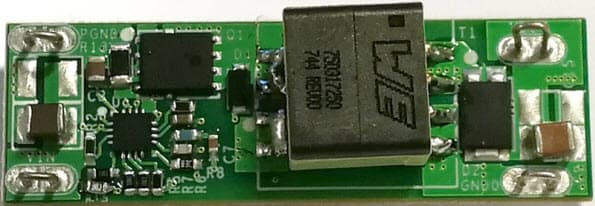 MAXREFDES1100, Miniature, 12V/500mA, No-Opto Flyback DC-DC Converter Reference Design with 90% Efficiency