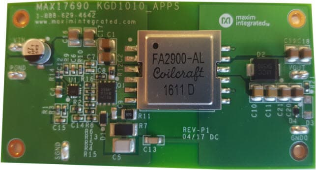 MAXREFDES1010, 24V/300mA, No-Opto Isolated Flyback DC-DC Converter Reference Design