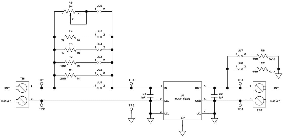 MAX14626EVKIT#, Evaluation Kit for MAX14626 High-Voltage Reverse-Input-Capable 4-20mA Current Loop Protector