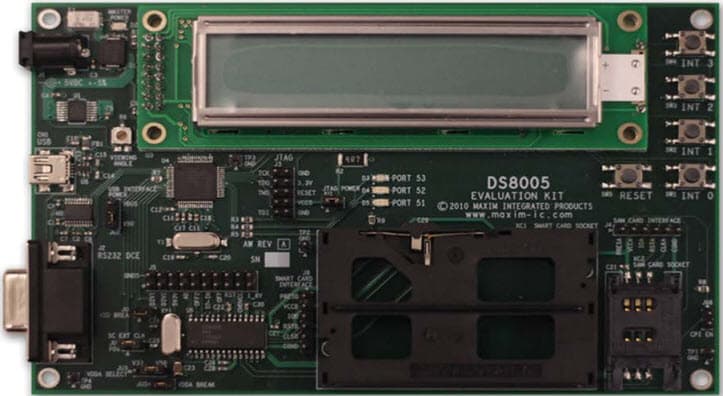 DS8005-KIT, Evaluation Kit for the DS8005 Smart Card Interface