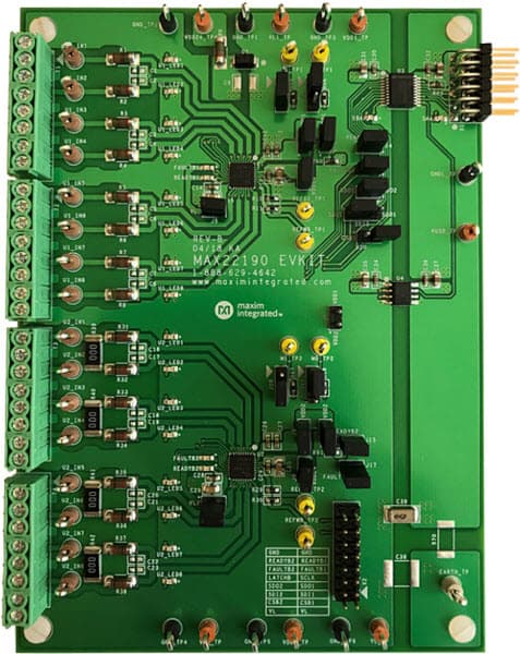 MAX22190EVKIT#, Evaluation Kit (EV Kit) for the MAX22190 Octal Industrial Digital Input with Diagnostics