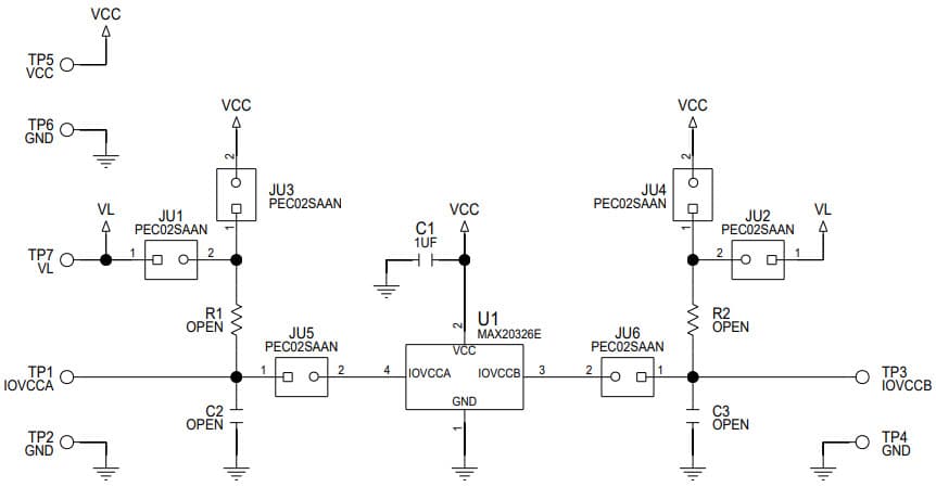 MAX20326EVKIT#, Evaluation Kit for the MAX20326 Dual Precision Bus Accelerator