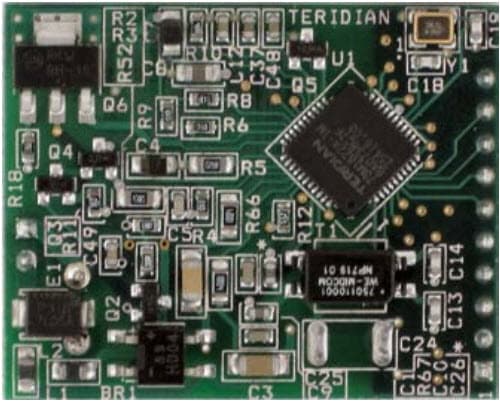 73M1822-KEYCHN, Keychain Demo Board based on 73M1822 MicroDAA Silicon DAAs with Serial Interface