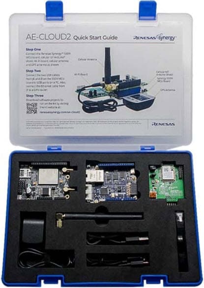 YSAECLOUD2, Synergy AE-CLOUD2 LTE IoT Connectivity Kit based on S5D9 ARM Cortex-M4 MCU