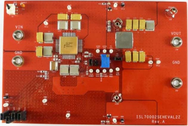 ISL70002SEHEVAL2Z, Evaluation Board for ISL70002SEH Synchronous Buck Regulator