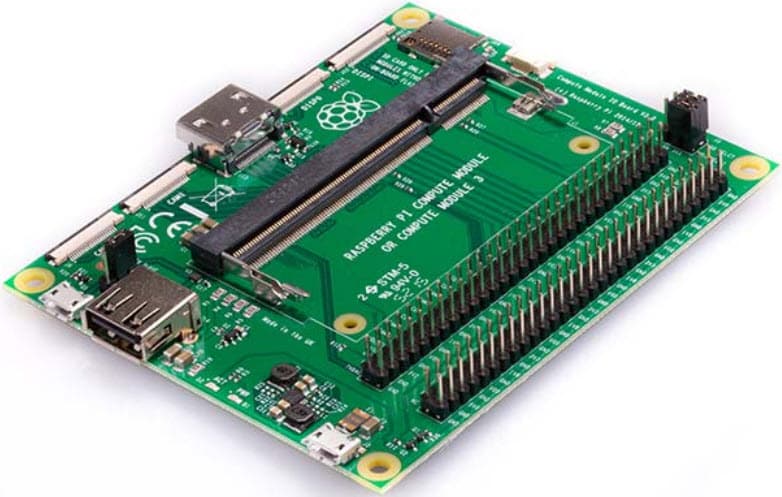 CM3 DEV KIT, Compute Module IO Board V3 based on BCM2837 ARM Cortex-A53 Application Processor