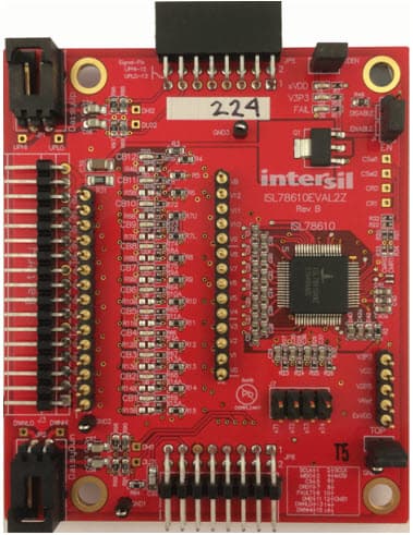 ISL78610EVKIT1Z, Multi-Cell Li-Ion Battery Monitor Evaluation Kit based on ISL78610E