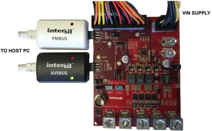 ISLAVSEVAL1Z, USB to AVSBus Adapter Evaluation Kit