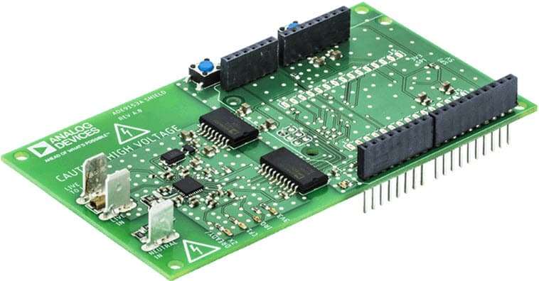 EV-ADE9153ASHIELDZ, Evaluation Kit based on ADE9153A Energy Measurement Shield with mSure Autocalibration