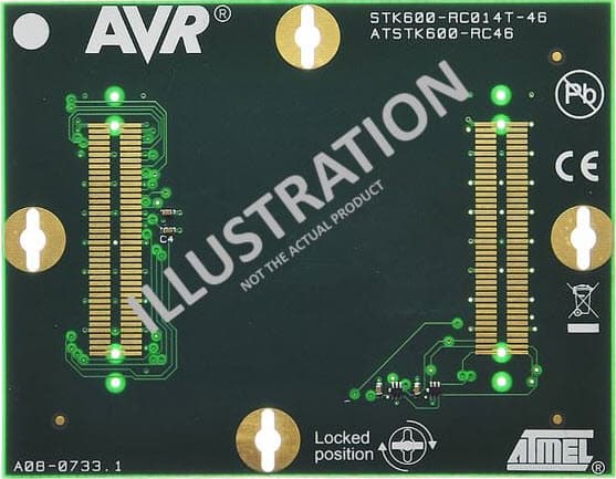 ATSTK600-RC102, STK600-RC014T-102 Routing Card for the Tiny104 Starter Kit