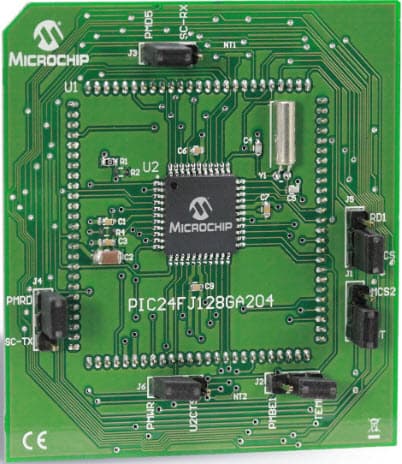 MA240037, PIC24FJ128GA204 Plug-In Module (PIM) Demonstration Board