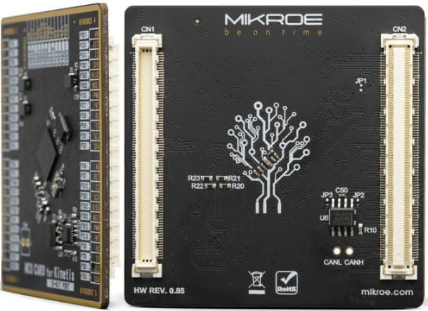 MIKROE-3484, MCU Card for Kinetis MK64FN1M0VDC12