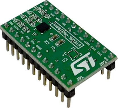 STEVAL-MKI194V1, LSM6DSR Adapter Board for a Standard DIL24 Socket