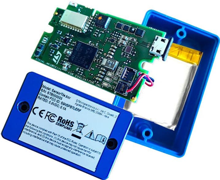 STEVAL-MKSBOX1V1, SensorTile.box Wireless Multi Sensor Development Kit with User Friendly App for IoT and Wearable Sensor Applications