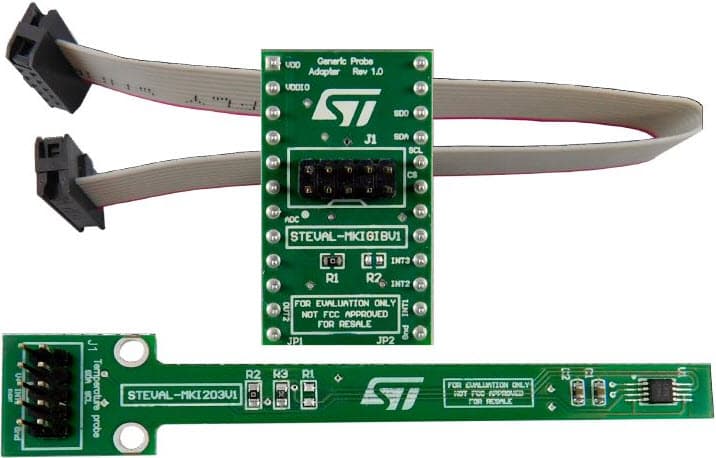 STEVAL-MKI203V1K, Temperature Probe Kit based on STCN75 Digital Temperature Sensor