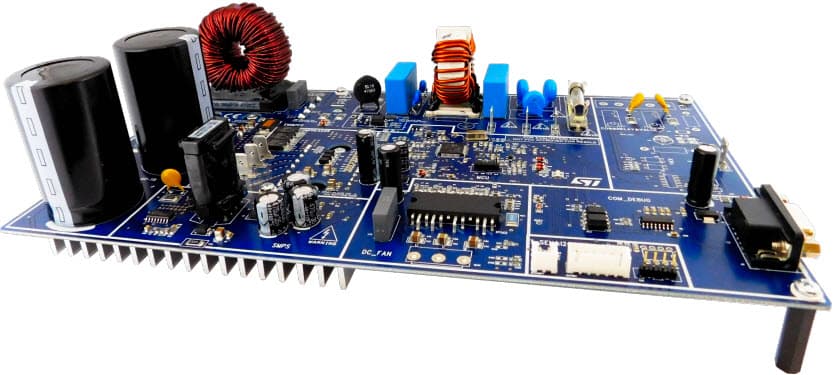 STEVAL-CTM010V1, 1.5kW Dual Motor Drive Evaluation Board with Digital PFC based on SLLIMM IPMs and STM32F3