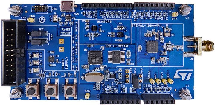 STEVAL-IDB009V1, Evaluation Platform based on the BlueNRG-248 Bluetooth (BLE) SoC