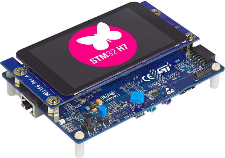 STM32H747I-DISCO, Discovery Kit with LCD Module based on STM32H747XI MCU