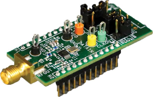 MAX41464EVKIT-868, Evaluation Kit for the MAX41463 868MHz ASK/FSK Transmitter with Preset/I2C Interface