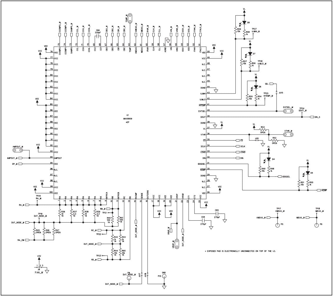 MAX9959EVKIT+, Evaluation Kit for the MAX9959 25V Span, 800mA Device Power Supply (DPS)