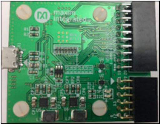 USB2GPIO#, Adapter Board for the USB2GPIO 16uA IQ, 1.2A PWM Step-Down DC-DC Converter