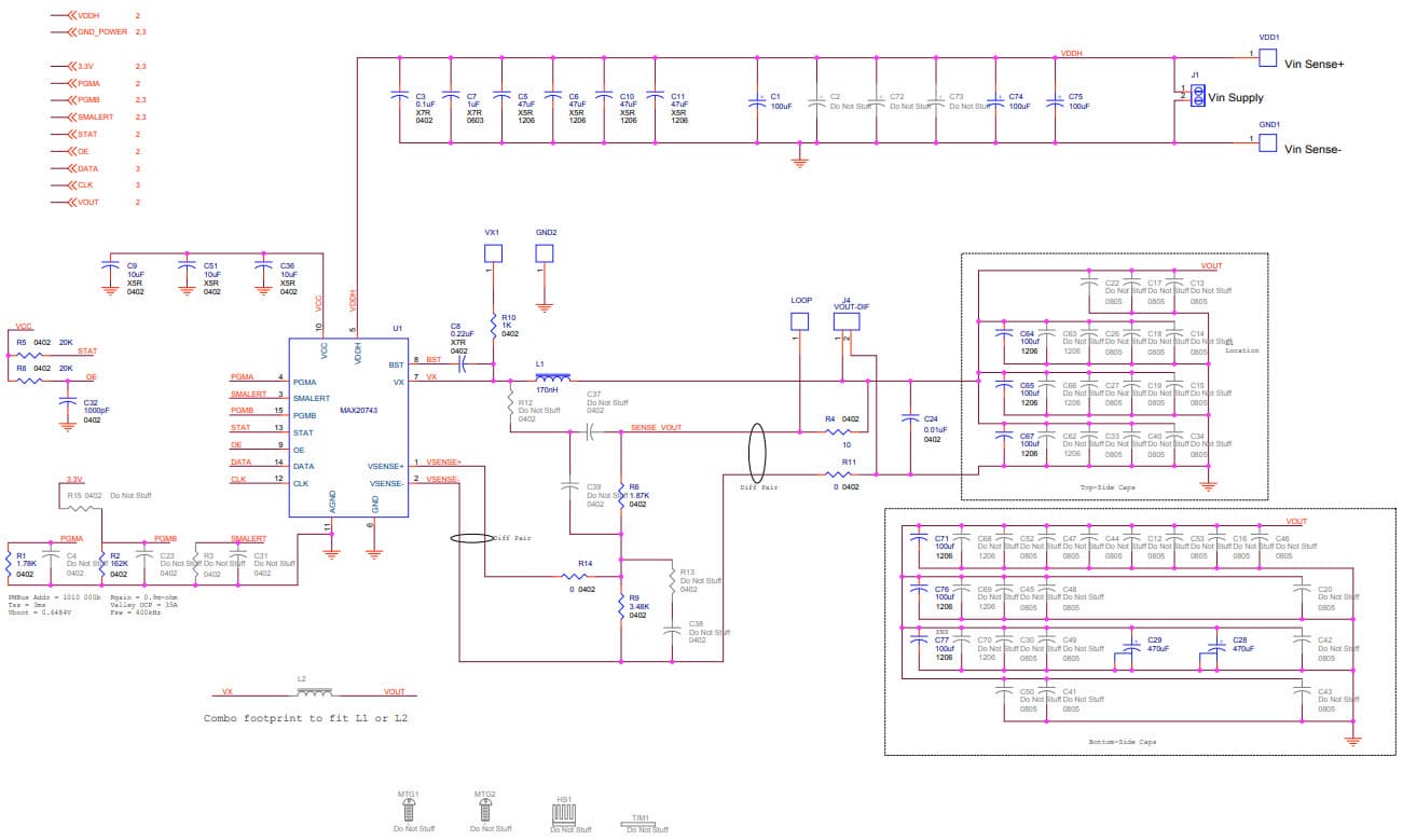 MAX20743EVKIT, Evaluation Kit for the MAX20743 Integrated, Step-Down Switching Regulator with PMBus