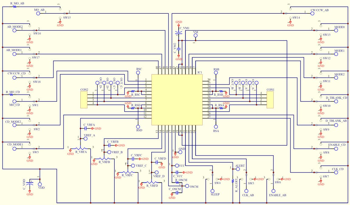 Evaluation Board for TC78S21FTG Multi Ch Stepper Motor Driver