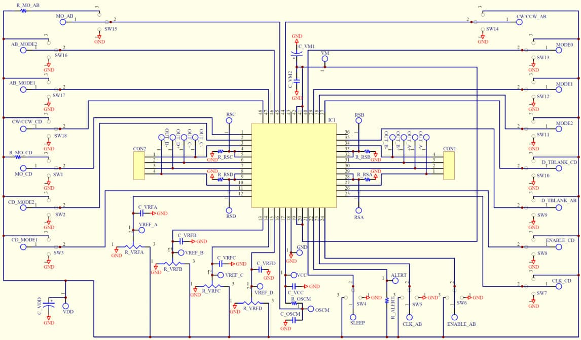 Evaluation Board for TC78S122FTG Multi Ch Stepper Motor Driver