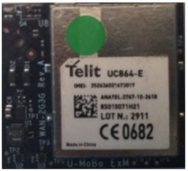 WAN2G3G ExM, Expansion Module based on the Telit UC864-E Wireless Module