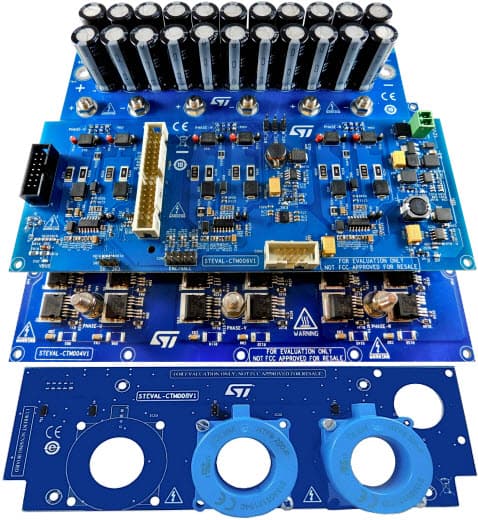 STEVAL-CTM009V1, 5kW Low-Voltage High-Current Inverter Evaluation Kit for Industrial Motor Control Applications