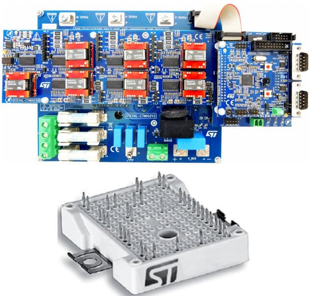 STEVAL-HKI001V2, Industrial Drive System Kit based on ACEPACK 2 Power Module