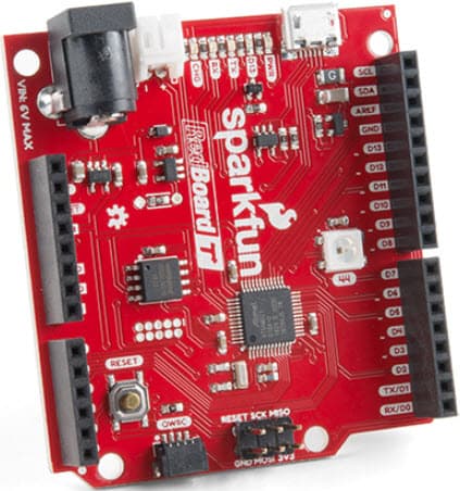 DEV-14812, SparkFun Red Board Turbo - SAMD21 Development Kit