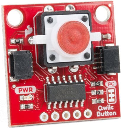 BOB-15932, SparkFun Qwiic Button - Red LED