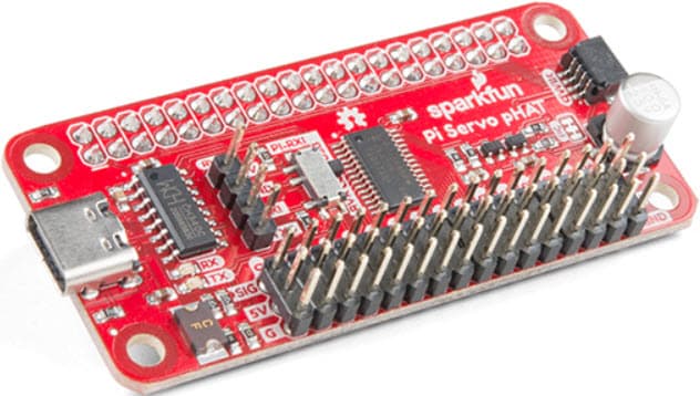 DEV-15316, SparkFun Servo pHAT Development Kit for Raspberry Pi