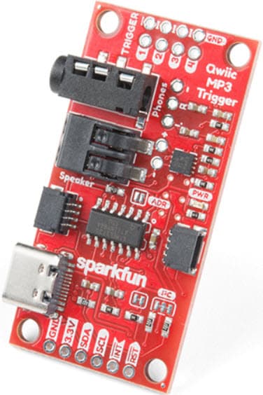 DEV-15165, SparkFun Qwiic MP3 Trigger Development Kit