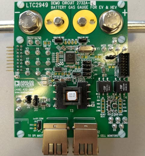 DC2732A, Demo Board For LTC2949 Current, Voltage & Charge Monitor for High Voltage Battery Packs