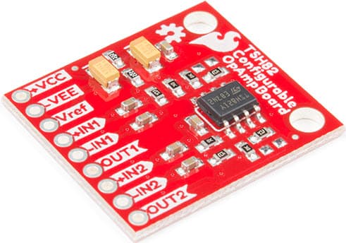 BOB-14874, SparkFun Configurable Op-Amp Board based on TSH82