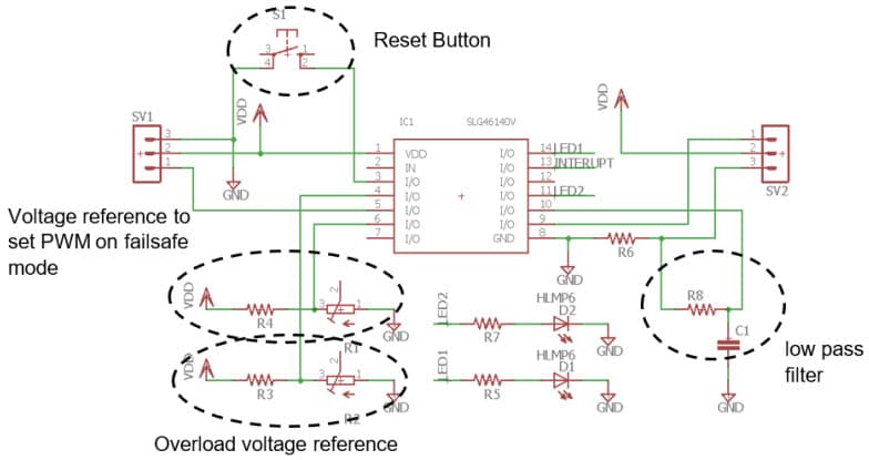 AN-CM-247, SLG46140V Servo Overload Protection Design A