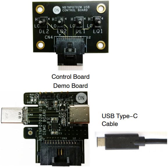 NB7NPQ702MEVK, Evaluation Board For NB7NPQ702M Re-Driver in a USB Type-C System Environment