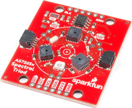 SEN-15050, SparkFun Triad Spectroscopy Sensor - AS7265x (Qwiic)