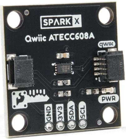 SPX-15838, SparkFun Cryptographic Co-Processor Breakout Development Kit based on ATECC608A (Qwiic)