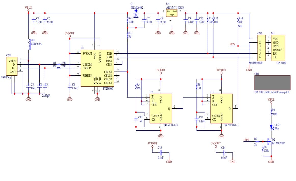 AN_216,Using the FT230X to design a GPS Dongle